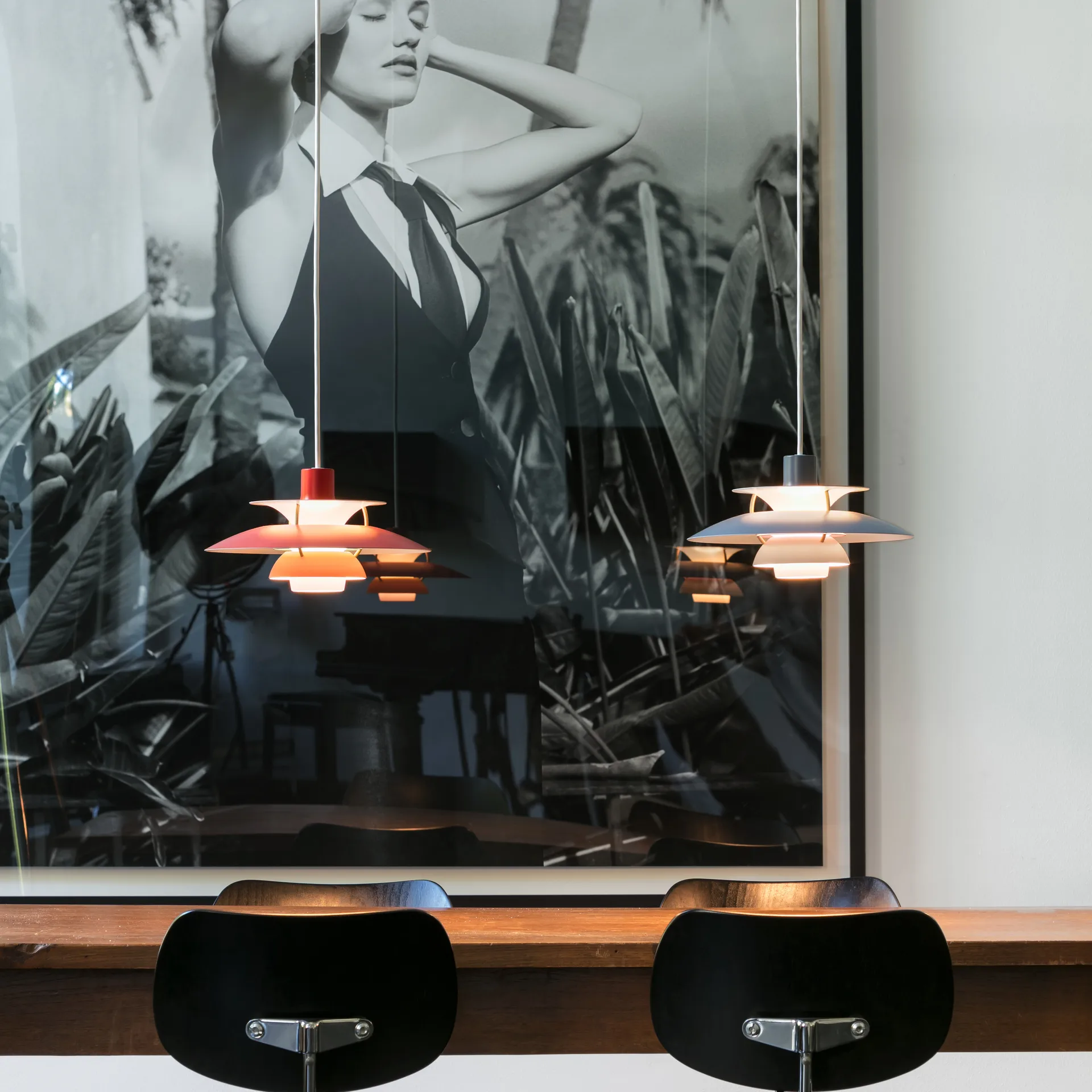 PH 5 κρεμαστό φωτιστικό, Κόκκινο Louis Poulsen