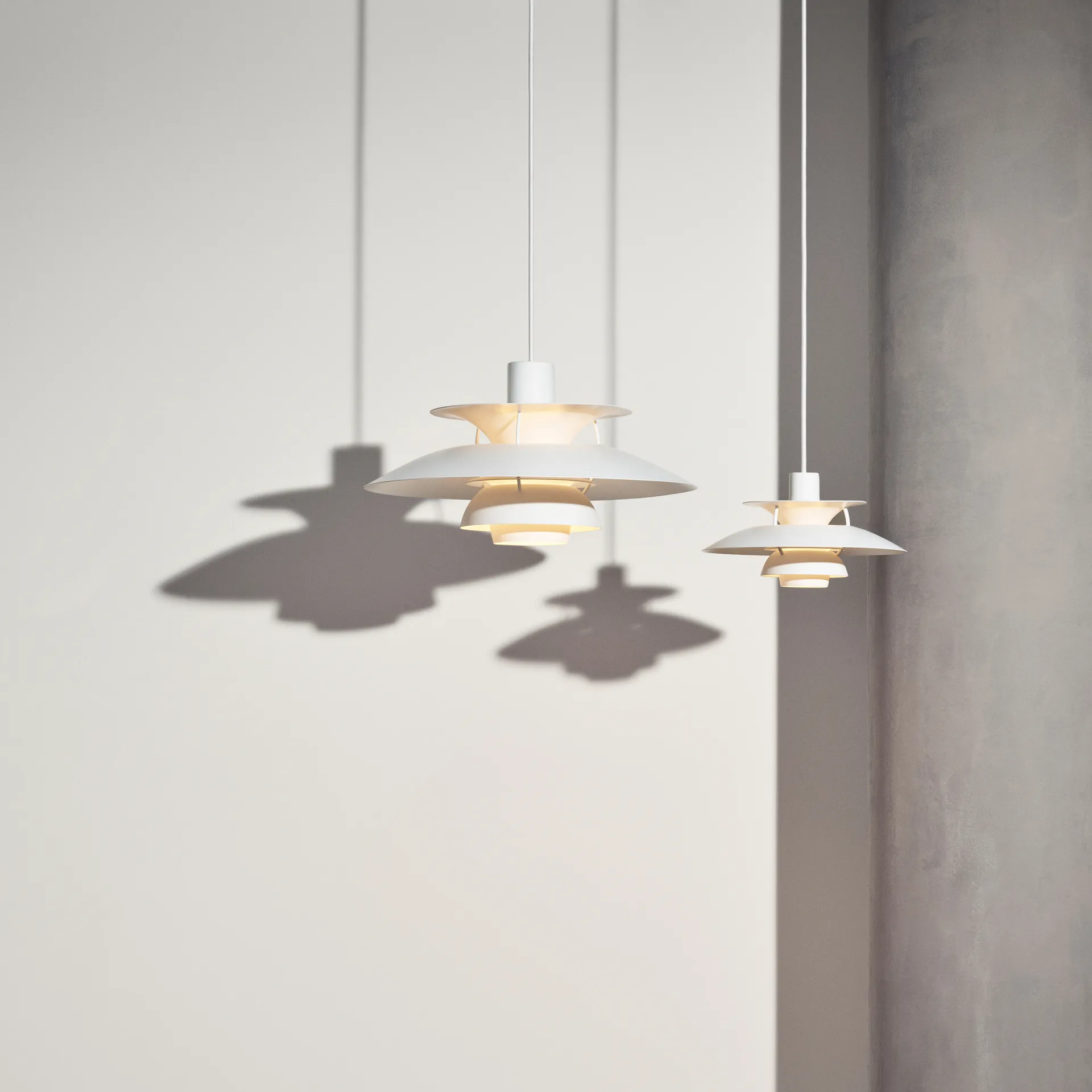 PH 5 κρεμαστό φωτιστικό μονόχρωμο, Λευκό Louis Poulsen