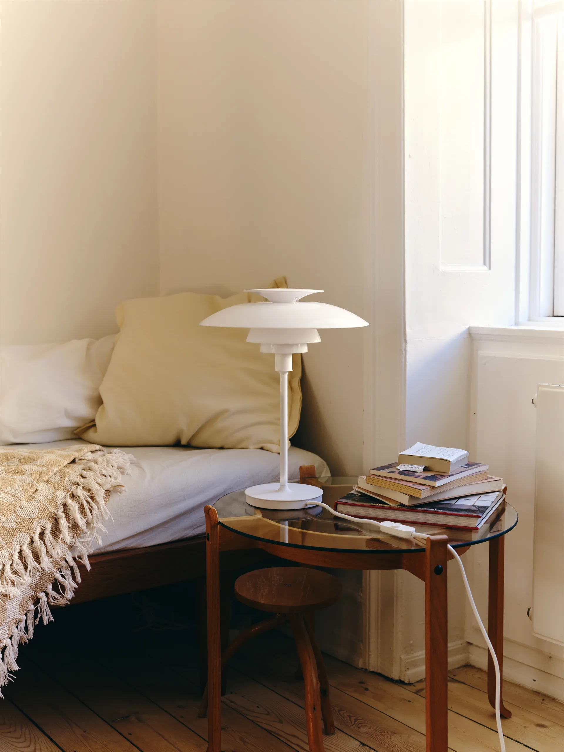 PH 80 επιτραπέζιο φωτιστικό, Λευκό οπάλ, λευκό Louis Poulsen