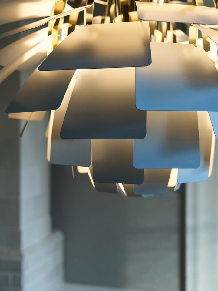 PH Artichoke κρεμαστό φωτιστικό Ø48 cm, Dusty blue-brass metallised Louis Poulsen