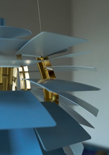 PH Artichoke κρεμαστό φωτιστικό Ø48 cm - Dusty blue-brass metallised - Louis Poulsen