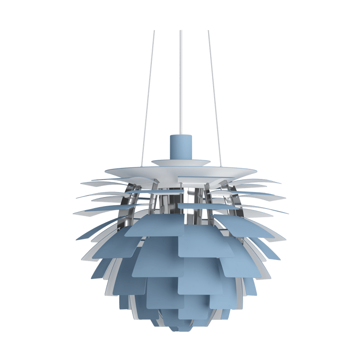 PH Artichoke κρεμαστό φωτιστικό Ø48 cm - Dusty blue-high lustre chrome plated - Louis Poulsen