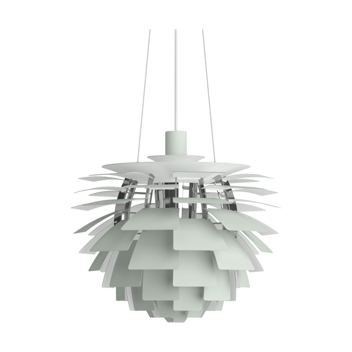 PH Artichoke κρεμαστό φωτιστικό Ø48 cm - Dusty green-high lustre chrome plated - Louis Poulsen