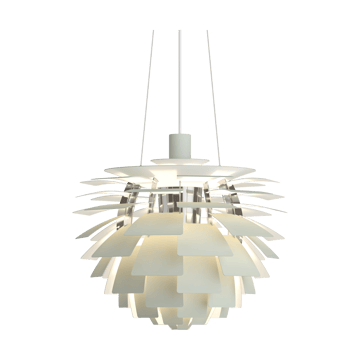 PH Artichoke κρεμαστό φωτιστικό Ø48 cm - Dusty green-high lustre chrome plated - Louis Poulsen