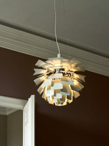 PH Artichoke κρεμαστό φωτιστικό Ø48 cm - Dusty green-high lustre chrome plated - Louis Poulsen