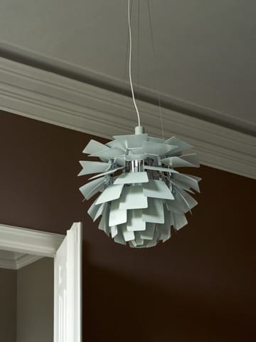 PH Artichoke κρεμαστό φωτιστικό Ø48 cm - Dusty green-high lustre chrome plated - Louis Poulsen