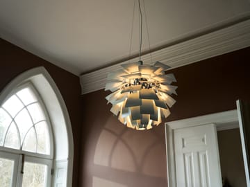 PH Artichoke κρεμαστό φωτιστικό Ø48 cm - Dusty green-high lustre chrome plated - Louis Poulsen