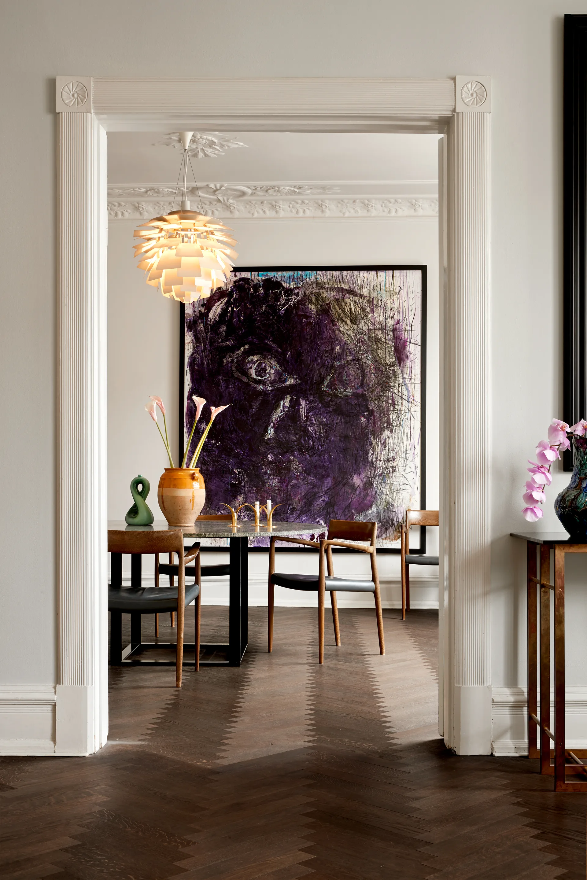 PH Artichoke κρεμαστό φωτιστικό Ø48 cm, Λευκό Louis Poulsen