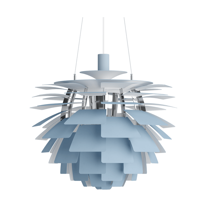 PH Artichoke κρεμαστό φωτιστικό Ø60 cm - Dusty blue-high lustre chrome plated - Louis Poulsen