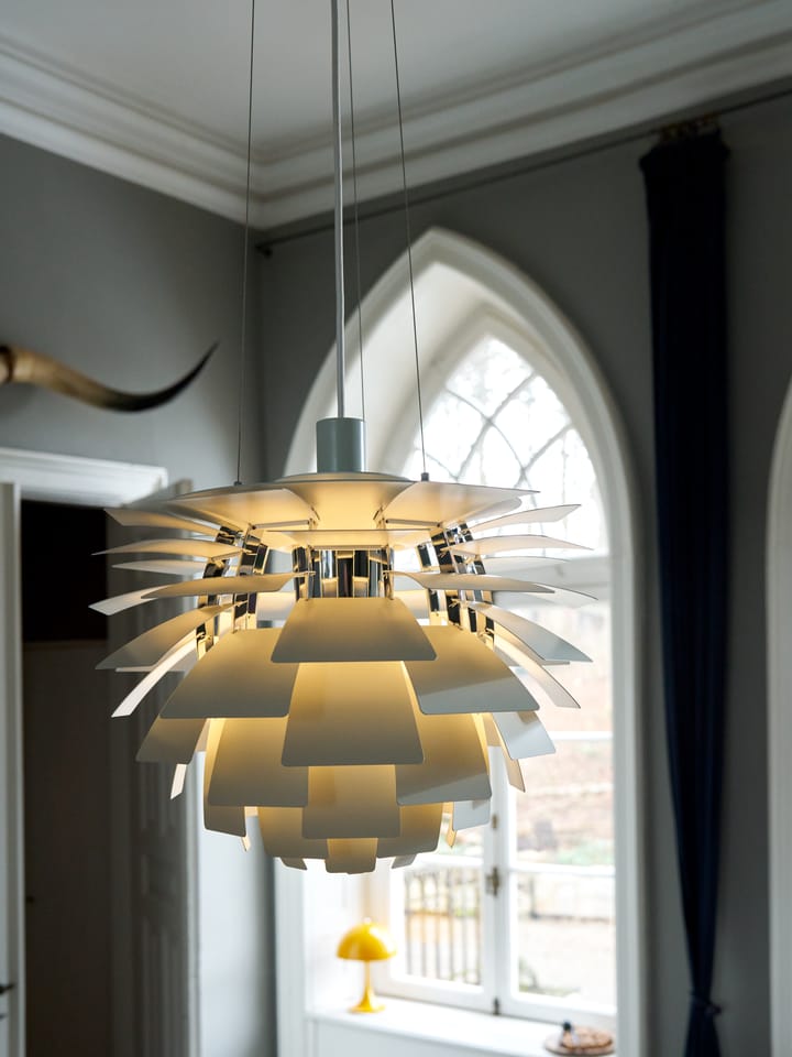 PH Artichoke κρεμαστό φωτιστικό Ø60 cm, Dusty green-high lustre chrome plated Louis Poulsen