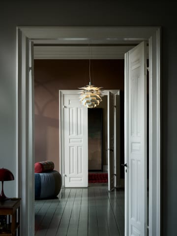 PH Artichoke κρεμαστό φωτιστικό Ø60 cm - Dusty green-high lustre chrome plated - Louis Poulsen