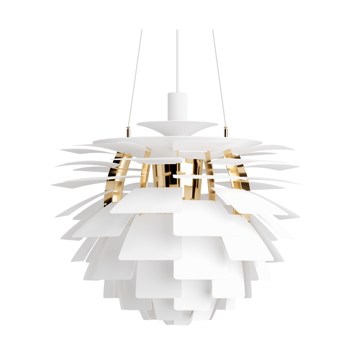PH Artichoke κρεμαστό φωτιστικό Ø60 cm - Soft white-brass metallised - Louis Poulsen
