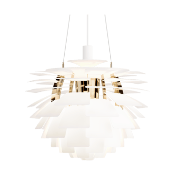 PH Artichoke κρεμαστό φωτιστικό Ø60 cm - Soft white-brass metallised - Louis Poulsen