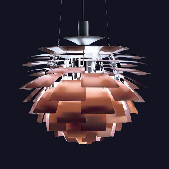 PH Artichoke κρεμαστό φωτιστικό LED, Χαλκός, Ø48 cm Louis Poulsen