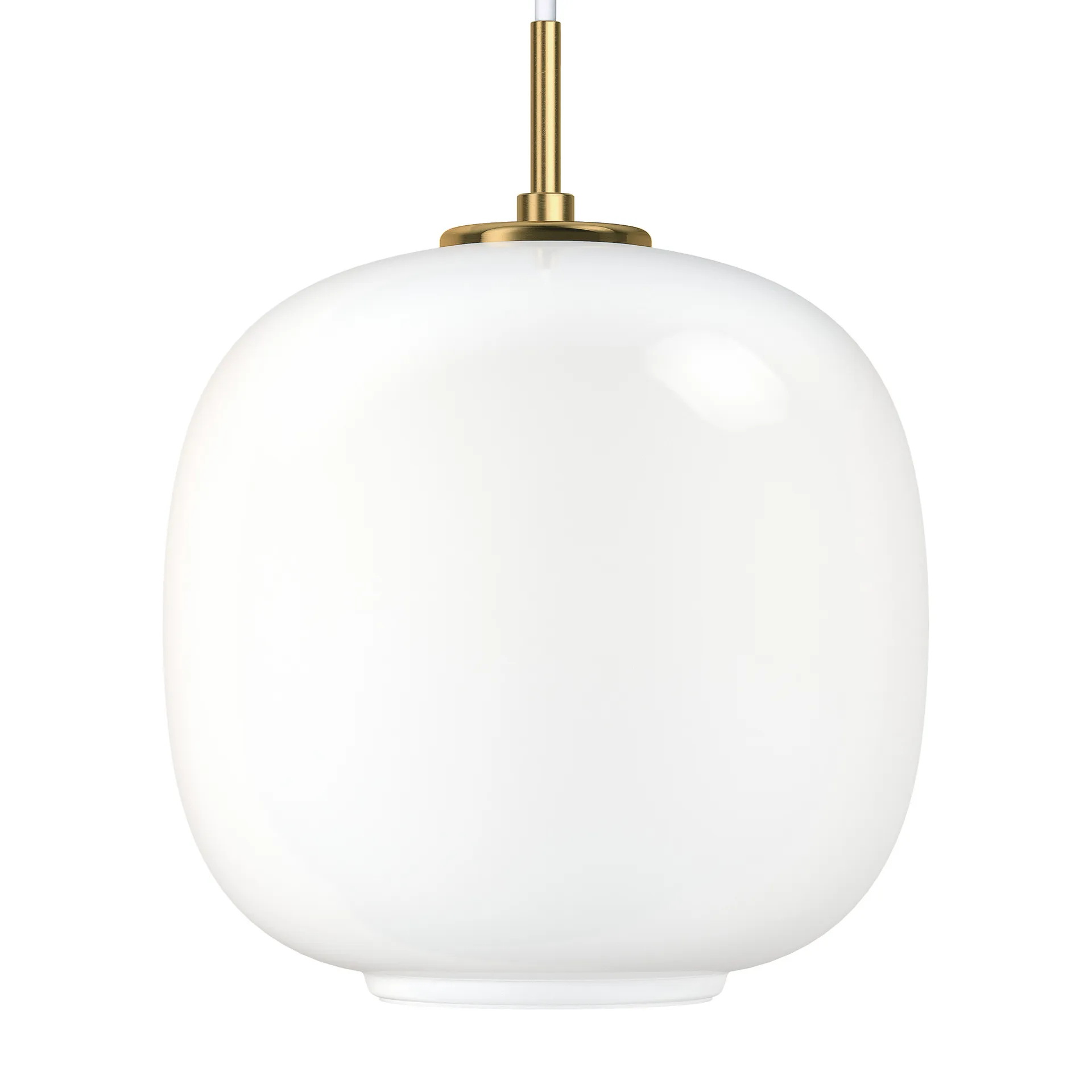 VL45 Radiohus κρεμαστό φωτιστικό Ø25 cm, Brass-white opal glass Louis Poulsen