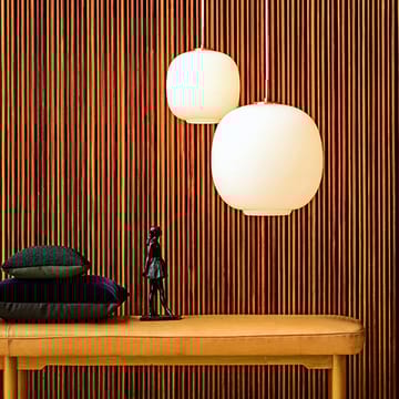 VL45 Radiohus LED κρεμαστό φωτιστικό μεγάλο - Brass-white opal glass - Louis Poulsen