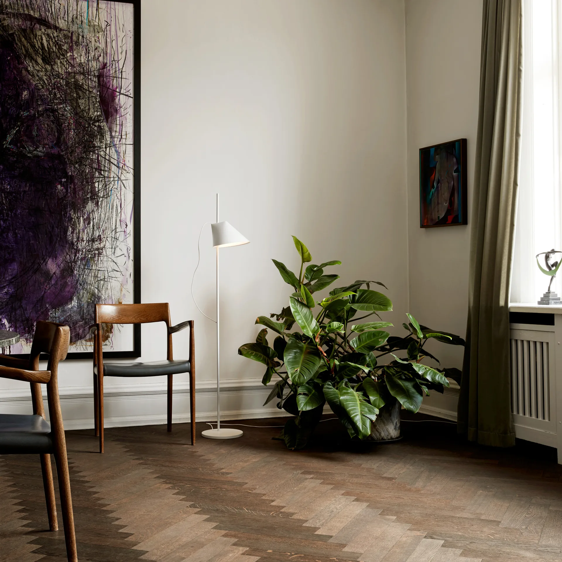 Yuh φωτιστικό δαπέδου, Λευκό Louis Poulsen