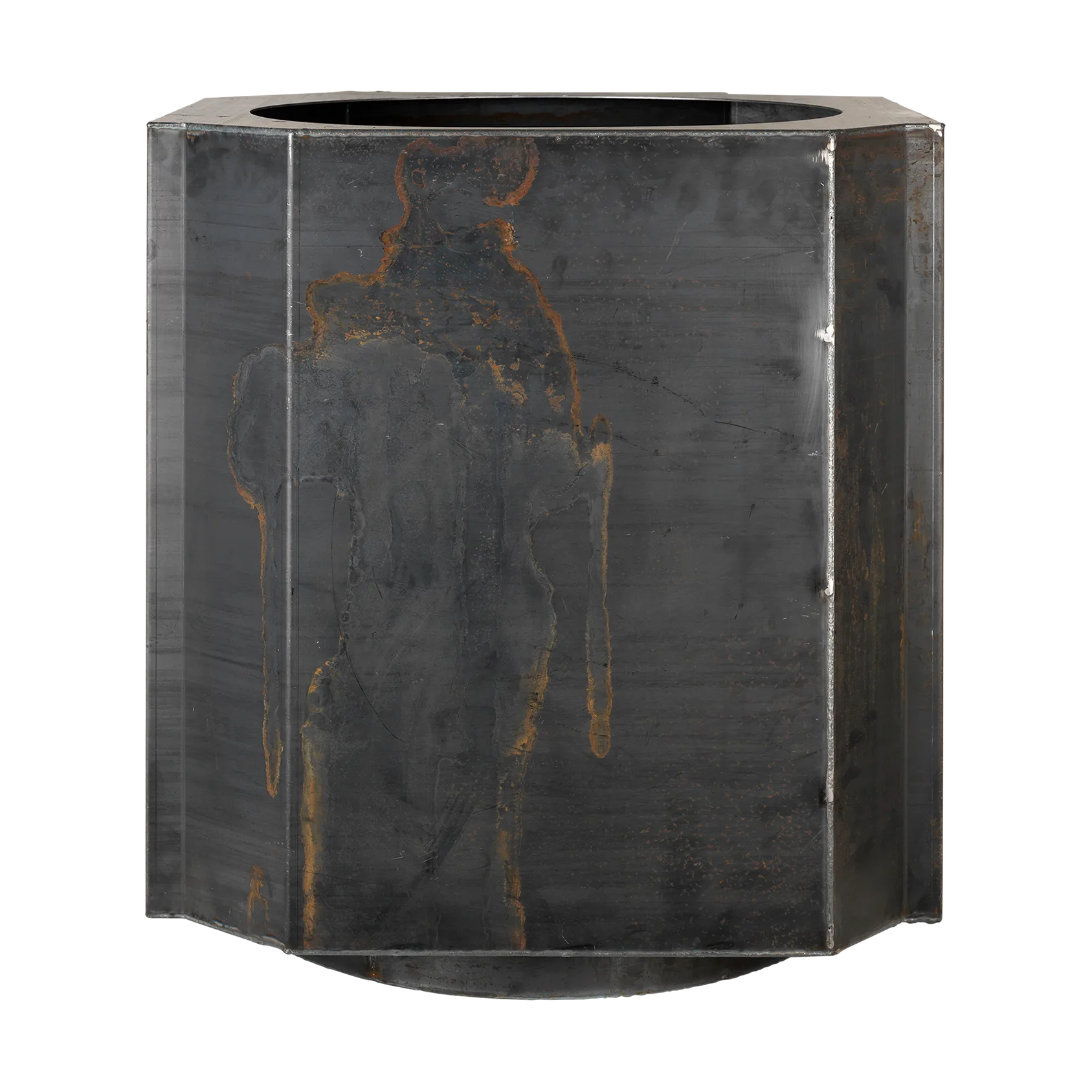 Γλάστρα Funki L 52 εκ., Raw Iron Louise Roe