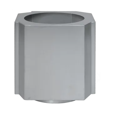 Γλάστρα Funki M 40 εκ. - Brushed Aluminium - Louise Roe