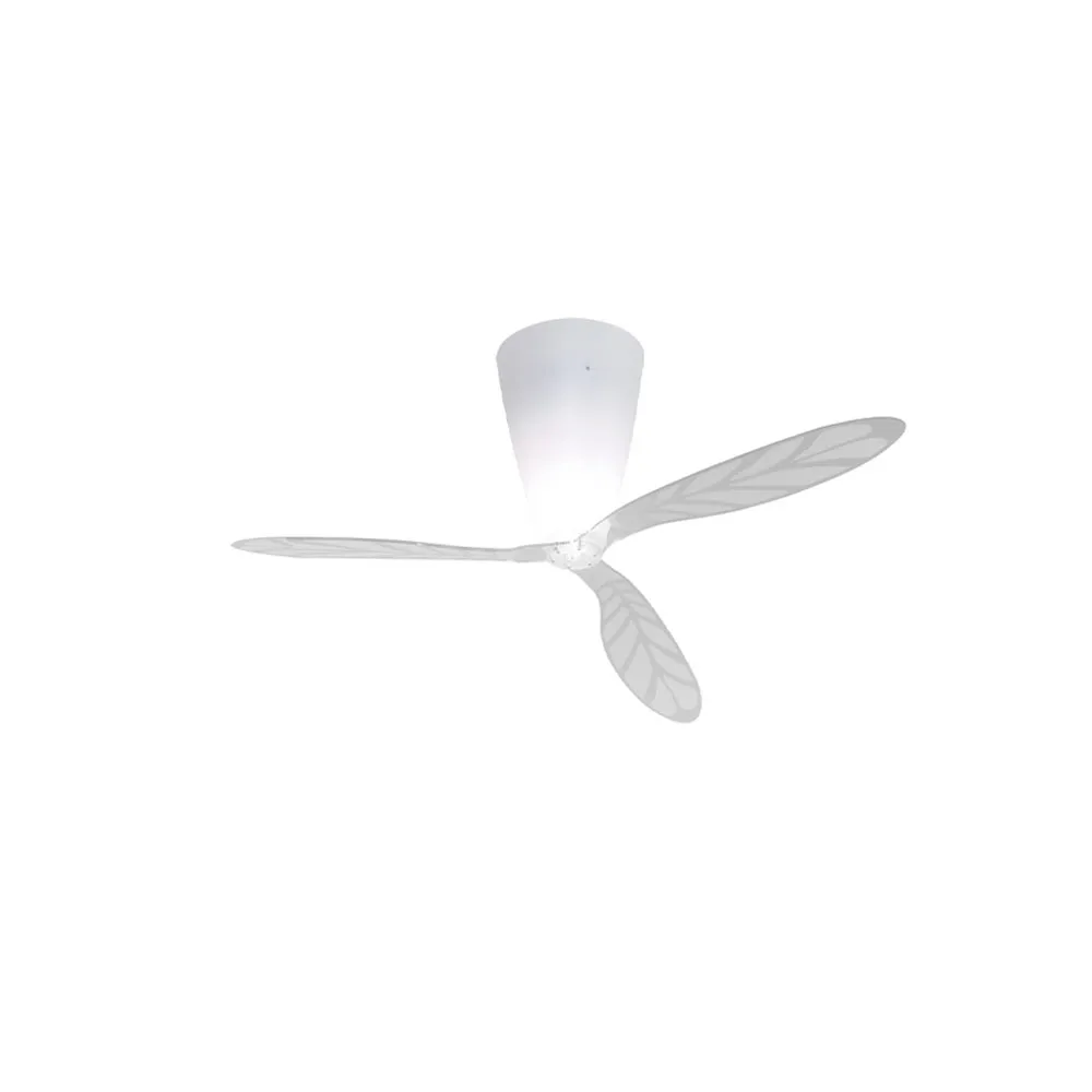 Φωτιστικό οροφής Blow, Διαφανείς,φύλλα με μοτίβα Luceplan