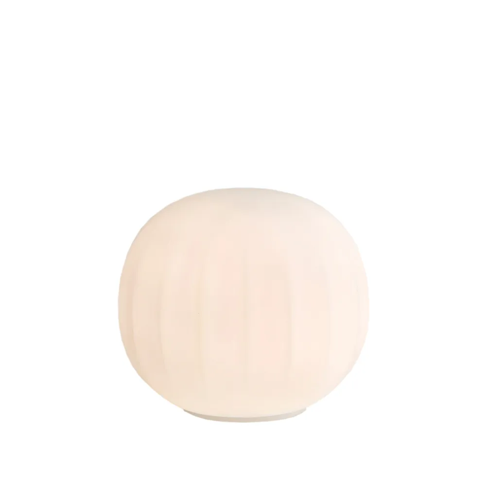 Επιτραπέζιο φωτιστικό Lita, Ø30 εκατοστά, λευκή βάση Luceplan