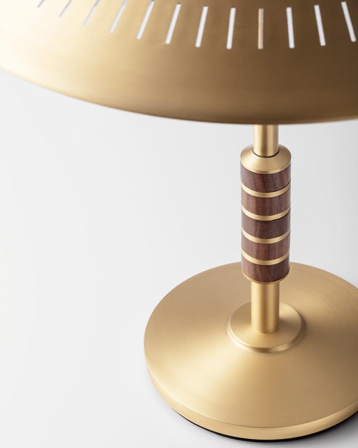 Φωτιστικό τραπεζιού Governor 250, Brass-walnut LYFA