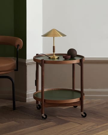 Φωτιστικό τραπεζιού Governor 250 - Brass-walnut - LYFA
