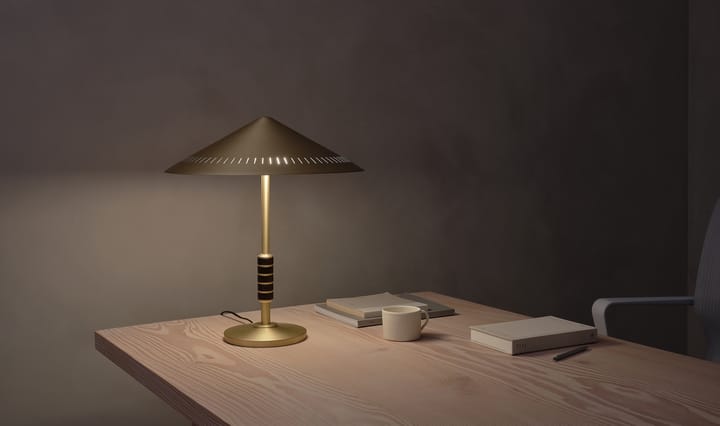 Φωτιστικό τραπεζιού Governor 405, Brass-walnut LYFA
