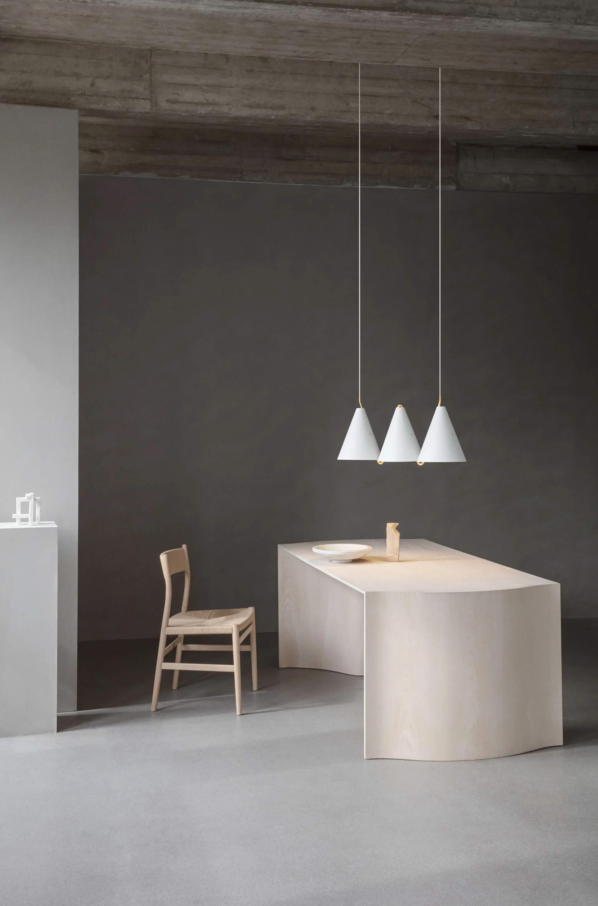 Κρεμαστό φωτιστικό Mosaik III Side by Side 250, White LYFA