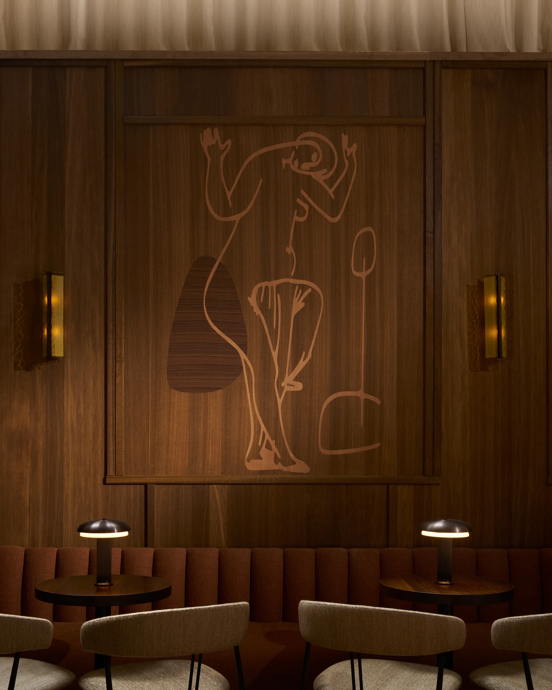 Noote επιτραπέζιο φωτιστικό φορητό, Μπρονζέ LYFA