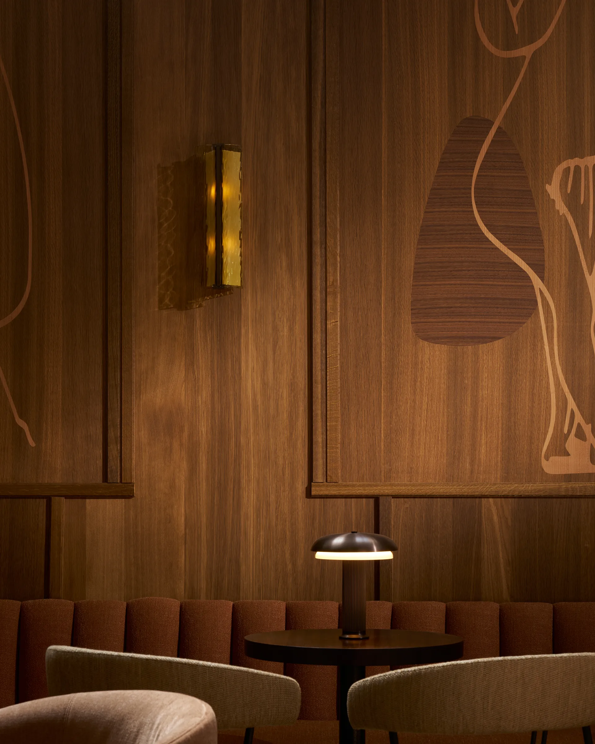 Ryff επιτοίχιο φωτιστικό, Μπρονζέ LYFA