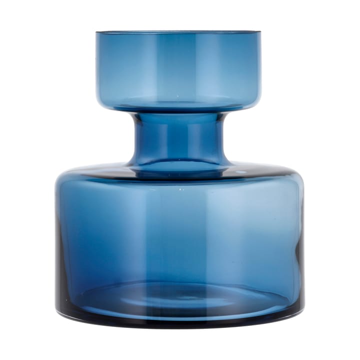 Σωληνωτό γυάλινο βάζο 20 cm - Μπλε - Lyngby Glas