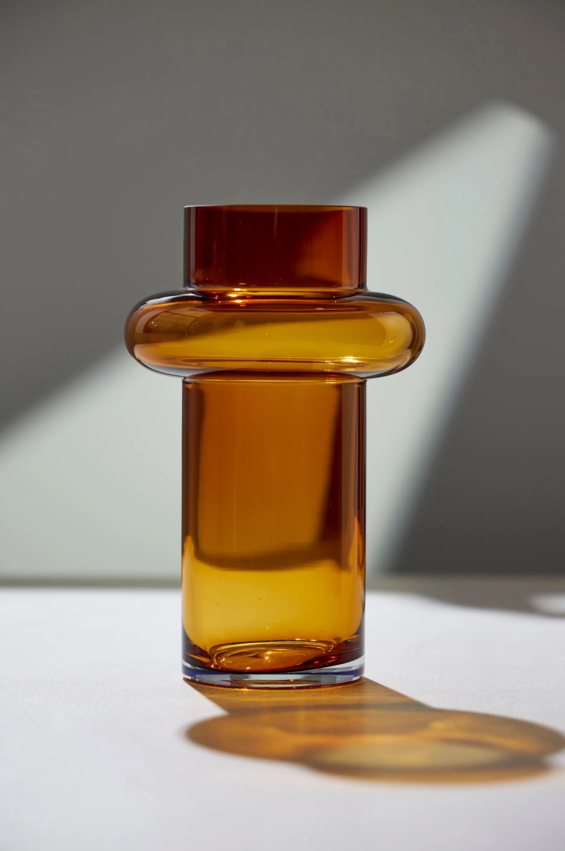 Γυάλινο βάζο σε σχήμα σωλήνα, 30 εκατοστά, Amber Lyngby Glas