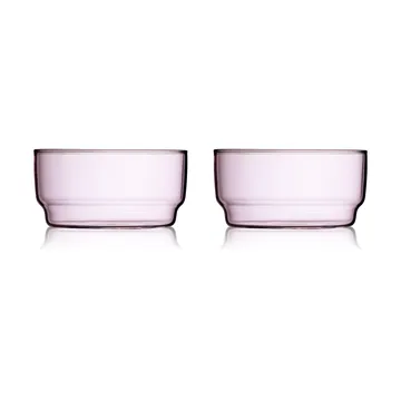 Μπολ Τορίνο 50 cl σετ 2 τεμαχίων - Pink - Lyngby Glas