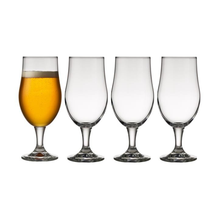 Ποτήρι μπύρας Juvel 49 cl σε συσκευασία 4 τεμαχίων - Διαφανές - Lyngby Glas