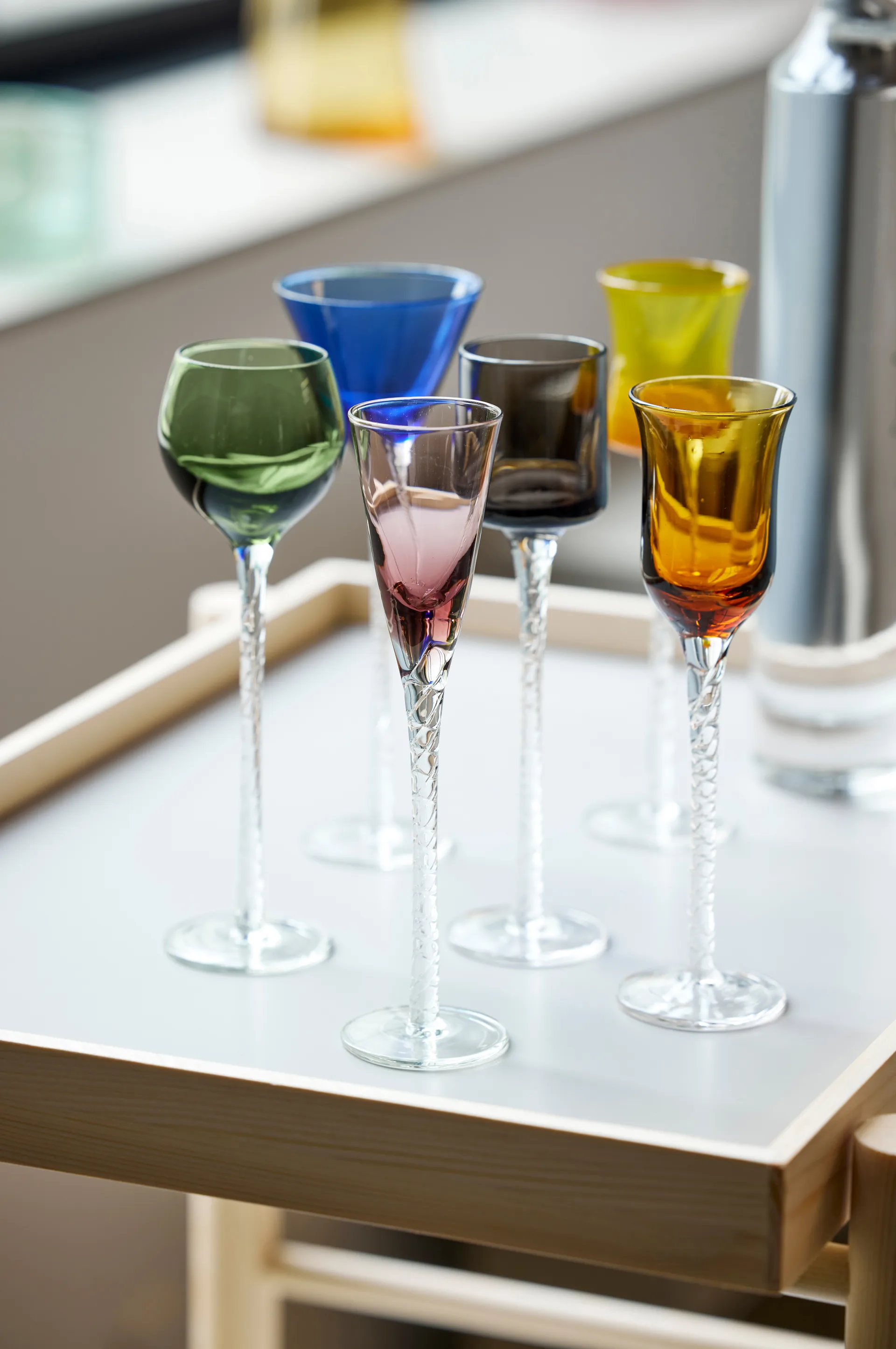 London snaps γυαλί 2.5-5 cl 6 τεμάχια, Mix Lyngby Glas