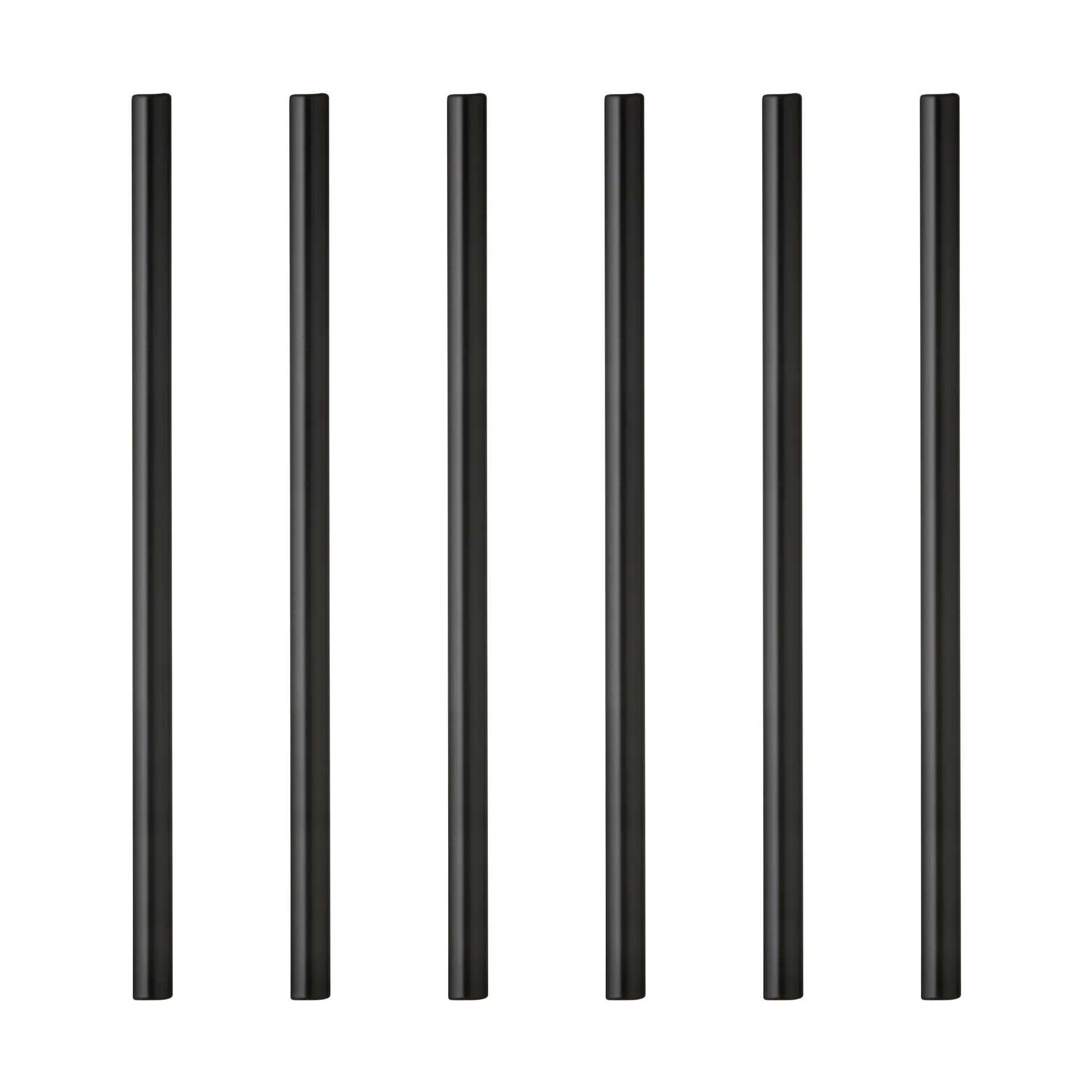 Καλαμάκι Lyngby Glas 14.5 εκατοστά 6 τεμάχια, Μαύρο Lyngby Glas