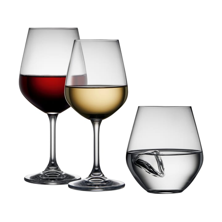 Σετ ποτηριών Lyngby Glas 18 κομματιών, Κρύσταλλο Lyngby Glas