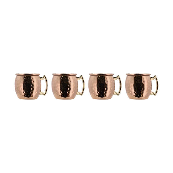 Μίνι ποτήρι Moscow mule 8 cl 4 τεμαχίων, Χαλκός Lyngby Glas