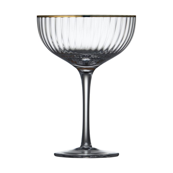 Ποτήρι κοκτέιλ Palermo Gold 31,5 cl 4 τεμάχια, Καθαρό-χρυσό Lyngby Glas