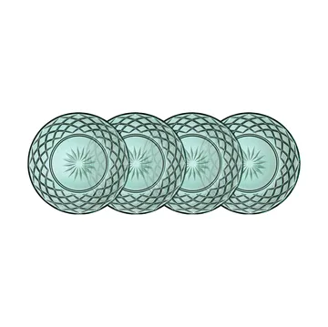 Πιάτο Sorrento Ø21 εκ. σετ 4 τεμαχίων - Green - Lyngby Glas
