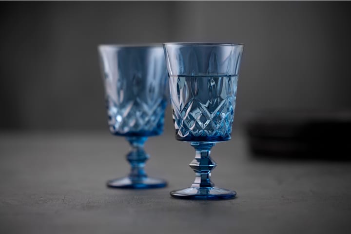 Ποτήρια κρασιού Sorrento 29 cl σετ των 4 - Blue - Lyngby Glas