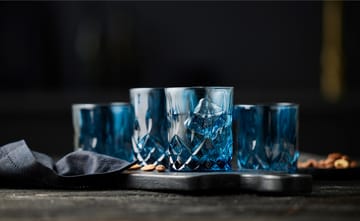 Sorrento ποτήρι ουίσκι 32 cl 4 τεμά�χια - Blue - Lyngby Glas