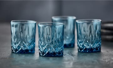 Sorrento ποτήρι ουίσκι 32 cl 4 τεμάχια - Blue - Lyngby Glas