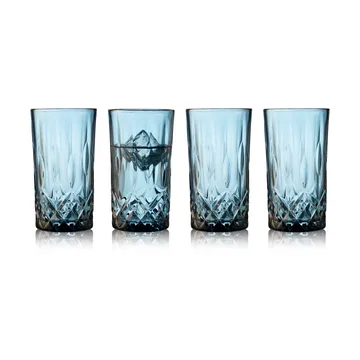 Ποτήρι Sorrento highball 38 cl 4 τεμάχια - Blue - Lyngby Glas
