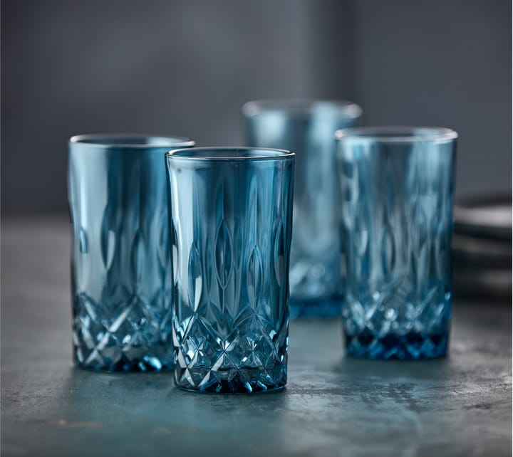 Ποτήρι Sorrento highball 38 cl 4 τεμάχια - Blue - Lyngby Glas