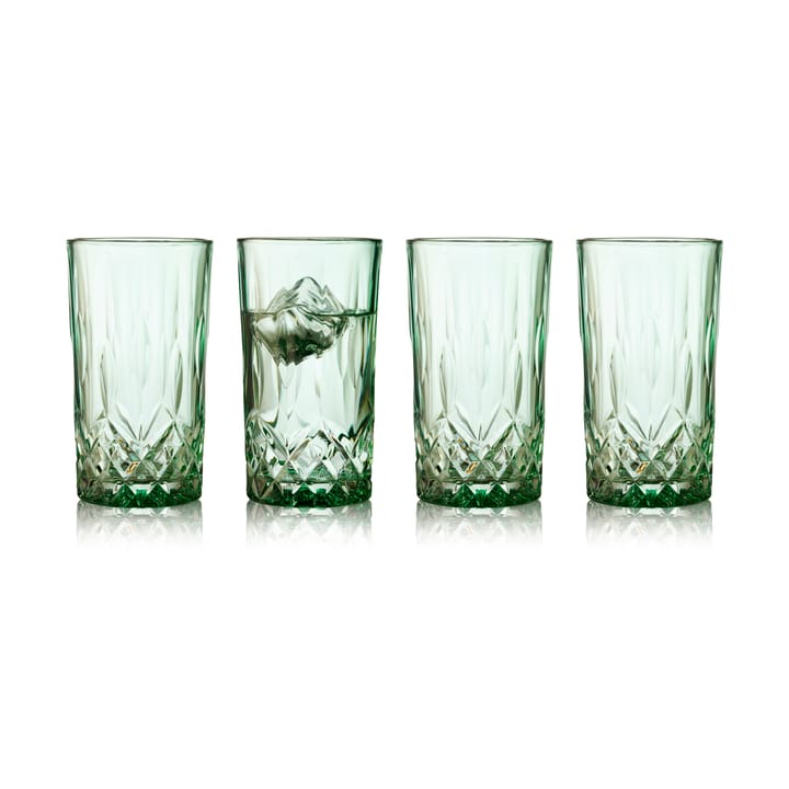 Ποτήρι Sorrento highball 38 cl 4 τεμάχια - Green - Lyngby Glas