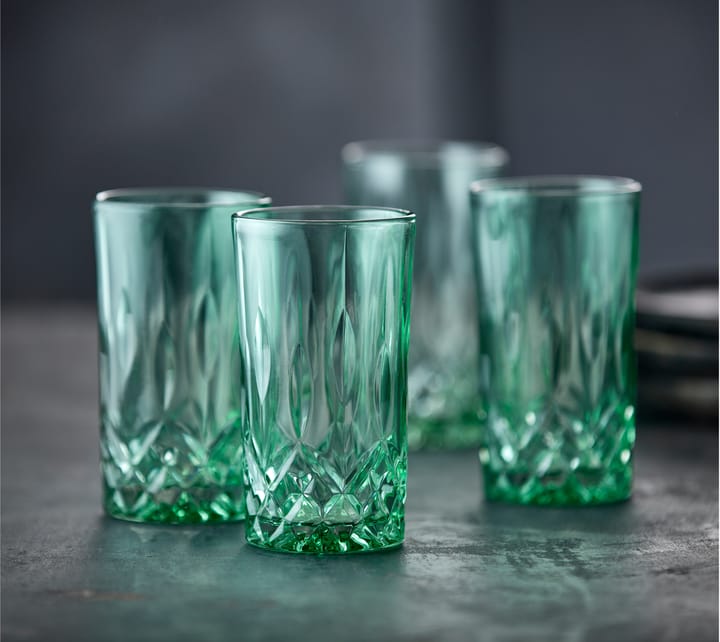 Ποτήρι Sorrento highball 38 cl 4 τεμάχια - Green - Lyngby Glas