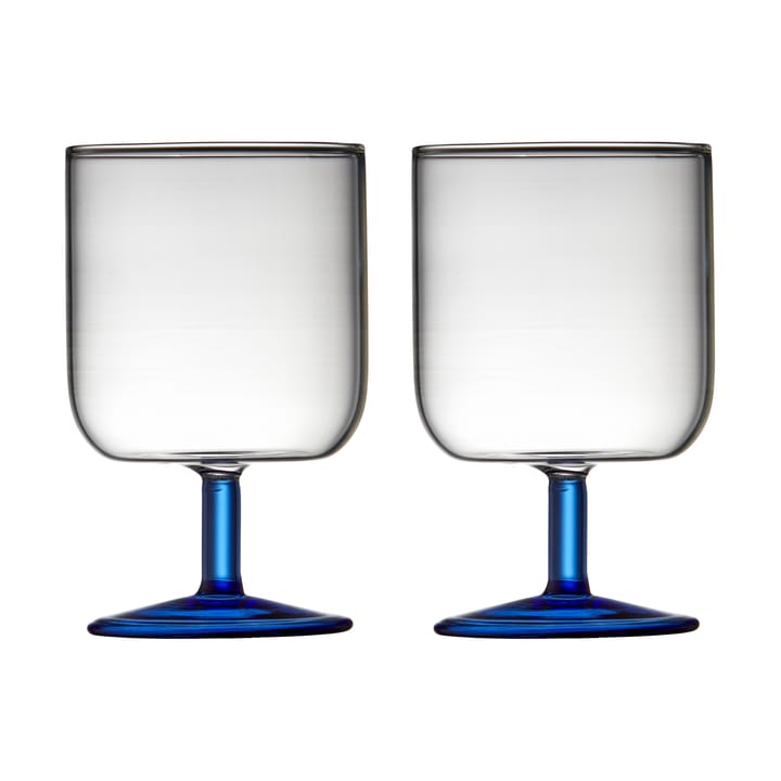 Torino ποτήρι κρασιού 30 cl 2 τεμάχια - Clear-blue - Lyngby Glas