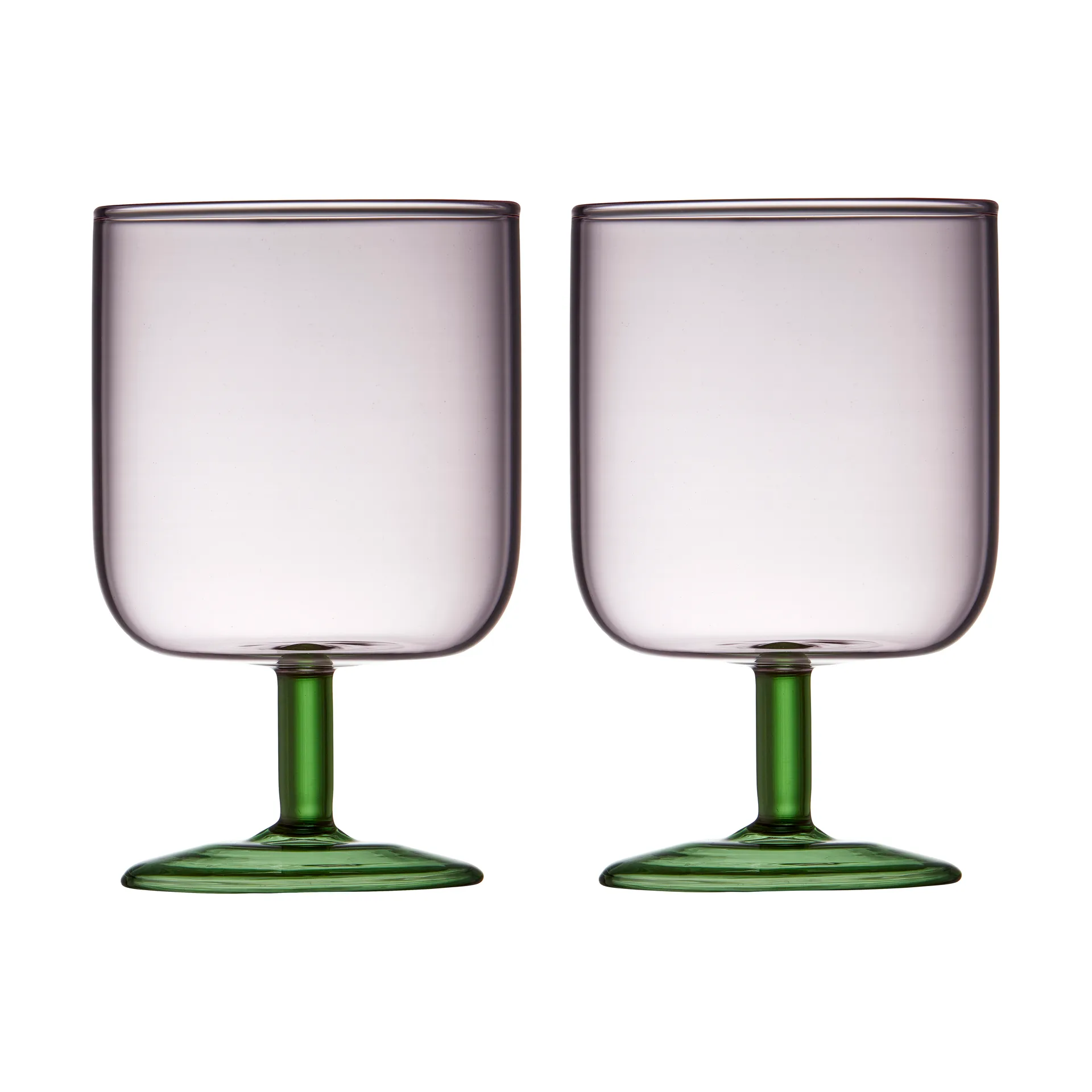Torino ποτήρι κρασιού 30 cl 2 τεμάχια, Pink-green Lyngby Glas